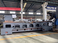 CK61125E Heavy Duty Torno 220V Single Spindle Horizontal Flat Bed Tour Fanuc CNC Control System New Used Condition Disponible