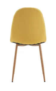 Silla Sillas de comedor Sillón en forma de Y Respaldo Cáñamo <span class=keywords><strong>Muebles</strong></span> para el hogar Moderno Madera maciza Tela de cuero Gris Negro Silla de comedor - Product Image 4