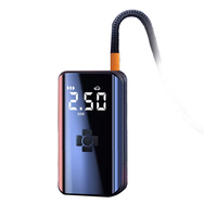 Produits neufs d'usine Mini compresseur d'air de pneu de voiture portable rechargeable sans fil 12V ABS Pompe à air numérique