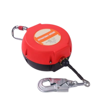 Dispositif de protection antichute rétractable avec câble en acier de 10 m, résistant à l'abrasion, haute résistance, 5 mm