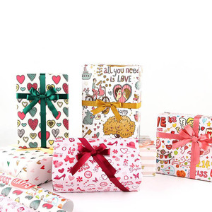 Lovely gift wrapping paper handmade color wrapping paper simple gift wrapping paper