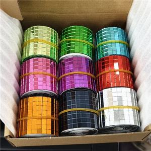 1m dài vuông gương Disco bóng dán kính thật gương mảnh khảm Disco gương ngói tờ - Product Image 5