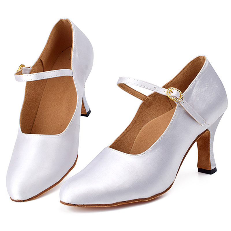 New Brand Modern Dance Shoes Women Girls Dancing Shoes High Heel Ballroom Shoes