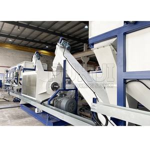 Ligne de recyclage automatique de <span class=keywords><strong>plastique</strong></span> haute capacité, ligne de lavage de film <span class=keywords><strong>plastique</strong></span>, décolleuse d'étiquettes, moteur, boîte de vitesses, roulement, laveuse flottante - Product Image 6