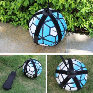 Dispositif d'entraînement au jonglage de ballon de football Dongmei, noir, en polyester, pour enfants, aide à l'entraînement au football avec sangle - Product Image 2