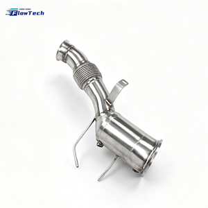 Tubo de Escape Turbo de Alto Flujo de Acero Inoxidable Pulido para B58 X5 X6 735 740 3.0T OPF, Mejora de Rendimiento - Product Image 5
