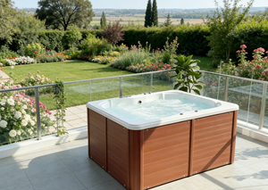 <span class=keywords><strong>Jacuzzi</strong></span> Exterior de Madera <span class=keywords><strong>para</strong></span> 5-6 Personas con <span class=keywords><strong>Calentador</strong></span> y Función de Masaje - Product Image 6