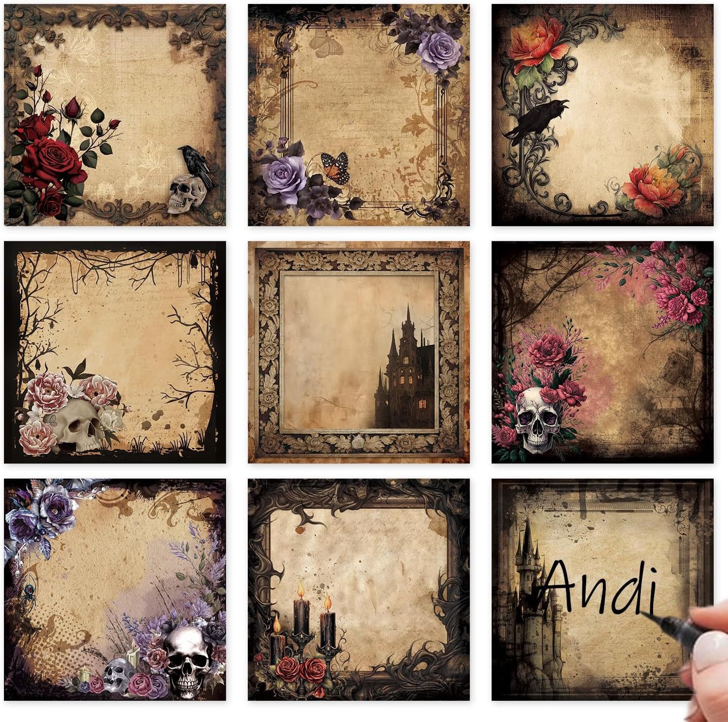 04-9 Pads/Pack/9 couleurs