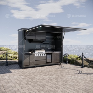 Carrito <span class=keywords><strong>de</strong></span> Cocina Portátil para Exteriores <span class=keywords><strong>de</strong></span> Acero Inoxidable con Parrilla, Fregadero y Almacenamiento para Campamentos, Eventos en el Patio y <span class=keywords><strong>Catering</strong></span> - Product Image 3