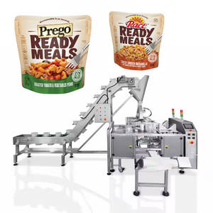 Cibo automatico istantaneo pronto per mangiare Fast food pasto Stand up stort <span class=keywords><strong>Pouch</strong></span> imballaggio Doypack sacchetti preconcetta confezionatrici per sacchetti - Product Image 1
