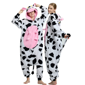 Pijama de Animal con Capucha y Cremallera Delantera para <span class=keywords><strong>Mujer</strong></span>, de Forro <span class=keywords><strong>Polar</strong></span> Térmico, sin Pies, con Cola, Divertido, Familiar, Lindo, para Invierno y Primavera - Product Image 5