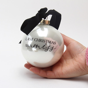<span class=keywords><strong>Boules</strong></span> <span class=keywords><strong>de</strong></span> Noël en verre suspendues <span class=keywords><strong>de</strong></span> 6 cm, 8 cm, 10 cm avec logo <span class=keywords><strong>personnalisé</strong></span>, fournitures <span class=keywords><strong>de</strong></span> décoration <span class=keywords><strong>de</strong></span> Noël - Product Image 4
