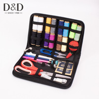 Kit de boîte à couture de voyage professionnel mini portable pour hôtel, kit de fils à aiguilles pour couture, kit de couture, sac de boîte d'hôtel