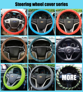 Accessoire de voiture universel fantaisie pour toyota Hiace Corolla Bmw e90 couverture de <span class=keywords><strong>volant</strong></span> de voiture marron Durable dames - Product Image 5
