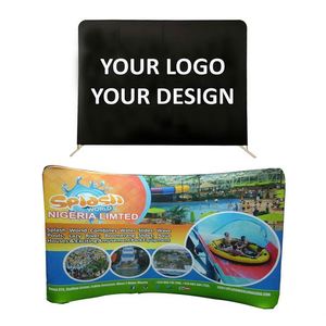 Straight Custom Banner Backdrop Straight Tension Fabric Backdrop Display Banner Stretch Fabric Backdrop With Fabric - Product Image 1