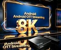Nuevo Mini Decodificador IPTV TV Box Pro PC AndroidTV Box OTT Streaming Apto para Europa Occidental - Alemania, Francia, Países Bajos