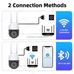 Hongnaer 2MP Detección de movimiento Domo inalámbrico para exteriores Cámara de red PTZ Eseecloud 360 IP WiFi Seguridad CCTV Cámara de vigilancia - Product Image 3