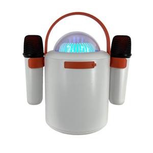 Cheap RGB Light Bt Speaker Karaoke Handheld Ktv Micrófono inalámbrico Hifi Speaker Portable Karaoke Speaker con 2 Mic - Product Image 2