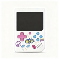 Console de jeu vidéo portable rétro mini avec écran couleur, batterie 1050 mAh, 400 jeux intégrés