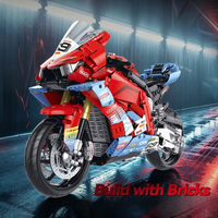 Guly 60569 2026 Nouveau MOC City Racing 820RR Kits de Modèles de Moto Rouge Superbike Briques Cadeau pour Adulte 2225 Pièces Ensembles de Blocs de Construction