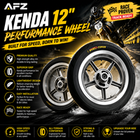 Nuevo Neumático de Rueda de 12 Pulgadas Colorido para Supermoto, Carcasa de Neumático para Carretera y Calle, Kit de Actualización para Yozma/Tuttio Pit Bike E-Dirt Bike