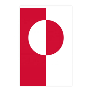 Guirnalda de Banderas de <span class=keywords><strong>Groenlandia</strong></span>, 20 Banderas, 6.5 Metros, Guirnalda de Poliéster para Decoración de Fiestas al Aire Libre para Días Nacionales - Product Image 2