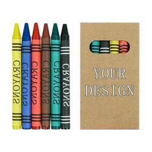 Juego de Crayones de Papelería para Estudiantes al por Mayor, Económico y Promocional, para Niños, con Caja de Impresión de Logotipo Personalizado - Product Image 1