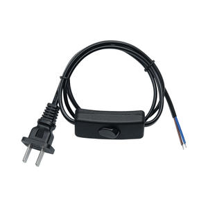 ทองแดงโคมไฟตั้งโต๊ะสวิตช์คู่สายไฟพีวีซี303ไฟฟ้าสองสายหางปอกเปลือกสายไฟ - Product Image 6