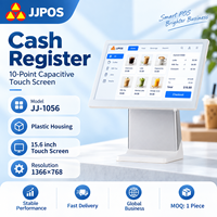 Système de point de vente tactile capacitif unique de 15,6 pouces, nouvelle conception, Windows, caisse enregistreuse blanche pour la vente au détail, la restauration et les entreprises