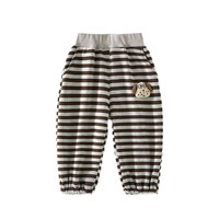 Pantalones Deportivos de Forro Polar Compuesto de Cintura Media, Estilo Coreano, Pantalones Casuales Cálidos de Forro Polar para Bebés