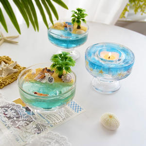 {Holiday Beach} Cumpleaños <span class=keywords><strong>de</strong></span> Navidad con temática del océano Adorno <span class=keywords><strong>de</strong></span> vela perfumada Tarro <span class=keywords><strong>de</strong></span> vidrio <span class=keywords><strong>de</strong></span> cera <span class=keywords><strong>de</strong></span> soja hecho a mano Aromaterapia <span class=keywords><strong>de</strong></span> larga duración - Product Image 2