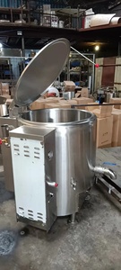 Marmite industrielle à double enveloppe thermique à gaz, facile à utiliser, pour la cuisson et la confiture - Product Image 2