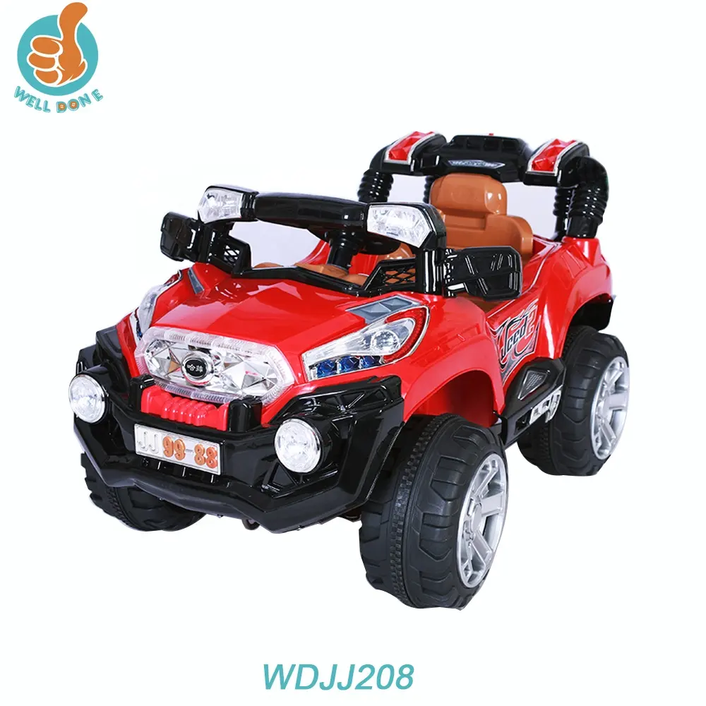 WDJJ208人気の電気自動車Mp3プレーヤーの子供たちが遊ぶ、リモコン付き車用の中国の三輪車バッテリー、音楽、子供用車