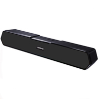 Hadiah Elektronik Promosi Perusahaan Kustom Speaker Bluetooth Soundbar 5W*2 dengan Baterai 2000mAh dan Konstruksi Plastik+Logam