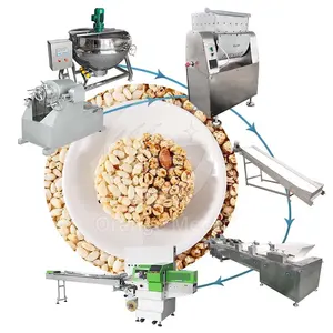 ORME Proteinstück Extrusionsmaschine automatische Schokolade-Fugue-Haferbrei-Stäbchen gepolsterter Reis kuchen-Herstellungsmaschine