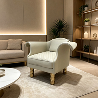 Nouveau design 2026 : Ensemble de canapés confortables dorés pour la maison – Meilleur prix, canapé européen, canapé sectionnel le plus vendu à prix réduit