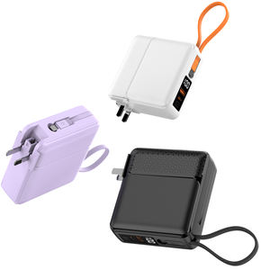 22.5W charge rapide prise AC Power bank 15000mah construit en 2 pièces câbles pour <span class=keywords><strong>Iphone</strong></span> 15 14 13 <span class=keywords><strong>12</strong></span> 11 <span class=keywords><strong>Pro</strong></span> <span class=keywords><strong>max</strong></span> Plus Samsung Huawei - Product Image 3