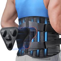 Cinturón de Soporte Lumbar Personalizado para Entrenamiento, de Nailon Transpirable y Ajustable para Correr