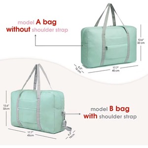 Bolsa de Viaje Plegable de Fábrica BSCI para Spirit Airlines, Bolsa de Mano para Fin de Semana o Viajes Cortos para Mujer - Product Image 2