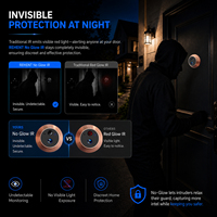 Caméra de porte numérique TUYA 10000mAh avec écran 5'' et vision nocturne HD 2MP – Interphone vidéo et caméra de judas