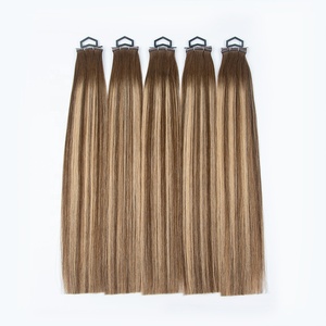 Extensions de <span class=keywords><strong>cheveux</strong></span> Genius Medusa Weft, double trame, <span class=keywords><strong>cheveux</strong></span> russes, trame à trous, double languette, trame papillon, extensions invisibles - Product Image 5