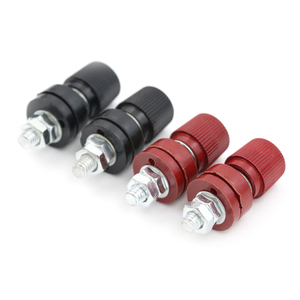 Terminales de Tornillo de 6 mm M6 para Fuente de Alimentación, <span class=keywords><strong>Poste</strong></span> de Conexión (Rojo + Negro) - Product Image 2