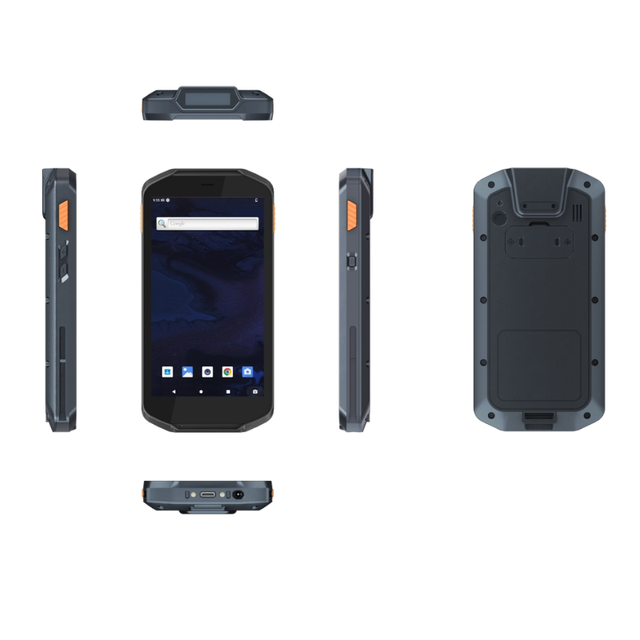 Waterproof Industrial Android Rugged Handheld PDA with 5-Inch Screen 4GB Memory Capacity CPU Processor Barcode Scanner NFC