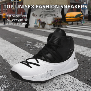 Chaussures de sport unisexes <span class=keywords><strong>les</strong></span> <span class=keywords><strong>plus</strong></span> populaires <span class=keywords><strong>pour</strong></span> l'été et le printemps, légères, antidérapantes, imperméables, tendance, à tige haute, <span class=keywords><strong>pour</strong></span> la course à pied, le tennis et le basketball - Product Image 2