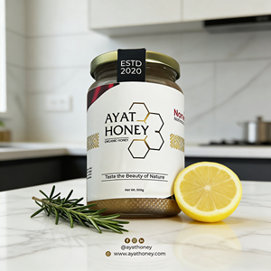 Miel Blanca Premium Ayat de Alta Calidad, 100% Orgánica, Pura y Comestible, con Sabor Natural para Consumo Diario y Suplemento Dietético - Product Image 5