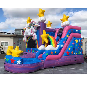 Precio al por mayor de fábrica Venta caliente unicornio inflable mini Combo gorila comercial salto de aire niños <span class=keywords><strong>castillo</strong></span> hinchable - Product Image 1