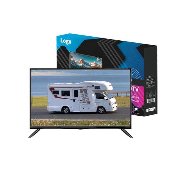 New Products Black Smart Large 32 Inch Screen Digital Analog Satellite Television TV with Battery for Outdoor Indoor