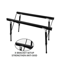 Table IGT pliable en aluminium légère et portable pour barbecue, pique-nique, camping, cuisine, plage, jardin, randonnée et voyages en extérieur