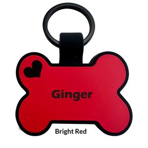 Placa de Identificación Personalizada con Código QR para Perros - Colgante Grabado para Mascotas, Etiqueta de Silicona en Blanco para Collares de Perros y Gatos - Product Image 4