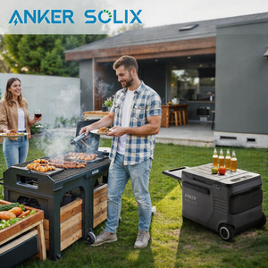 แอนเคอร์ โซลิกซ์ -20 ° ตู้เย็นคอมเพรสเซอร์ C ขนาด 40 ลิตร ได้รับการรับรองมาตรฐาน CE LVD EMC พร้อมล้อเลื่อน ใช้พลังงานแสงอาทิตย์ เหมาะสำหรับการตั้งแคมป์แบบออฟโรด - Product Image 2